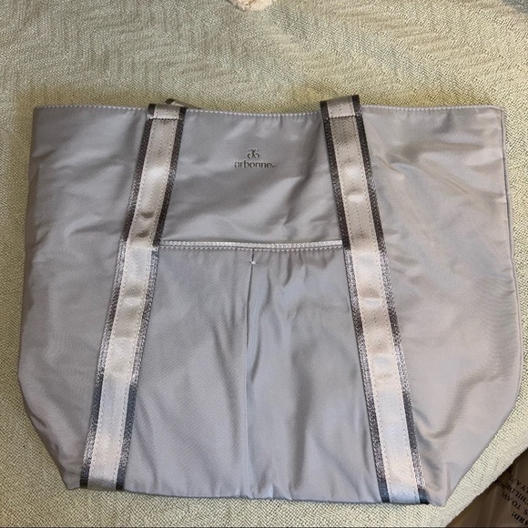 Arbonne Handbags - Arbonne Grey Tote Bag-NWOT